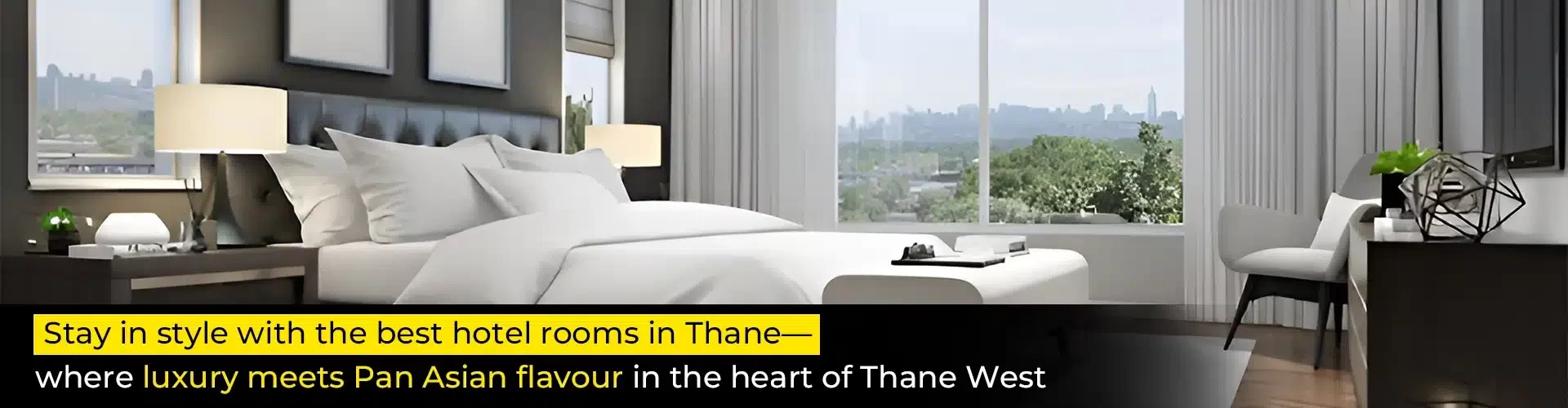 Best hotel rooms in Thane with easy booking and Pan Asian dining.